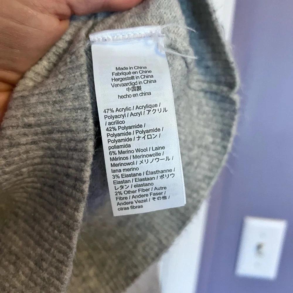 Crewcuts Gray and Blue Patterned Sweater